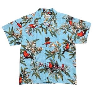 Patagonia Pataloha 2011 Hawaiian Button Down Shirt Men’s Altered To Wm’s Sz S/XS